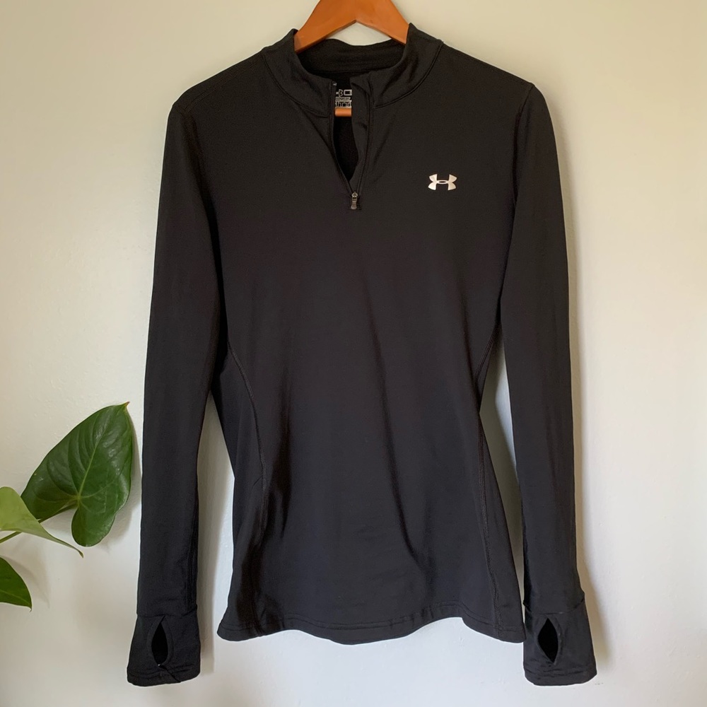 Under Armour Long Sleeve Black Workout Shirt